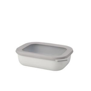 Mepal Cirqula Rectangular Multi Bowl 1000ml Nordic White